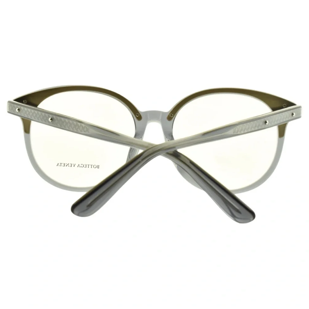 BOTTEGA VENETA BV0176OA 001 Grey Round Full Rim Women Optical Frame -full set